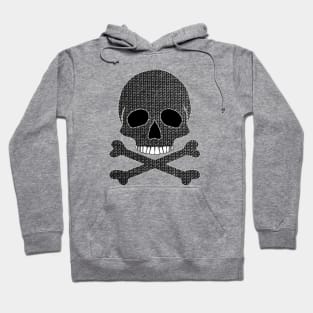 Crochet Skull and Wool Crossbones Hoodie